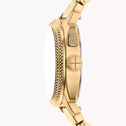 Fossil Machine de hombre correa de metal – FS6157