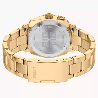 Fossil Machine de hombre correa de metal – FS6157