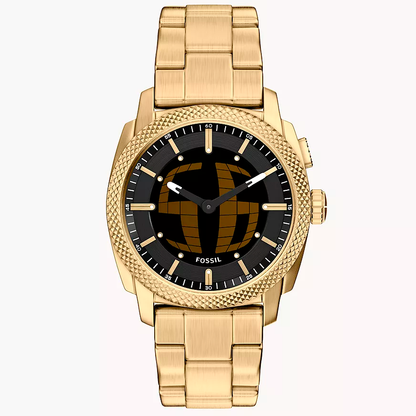 Fossil Machine de hombre correa de metal – FS6157