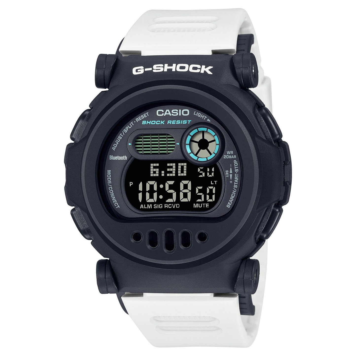 G-Shock Digital de Caucho para Hombre con Bisel Intercambiable con Bluetooth – G-B001SF-7