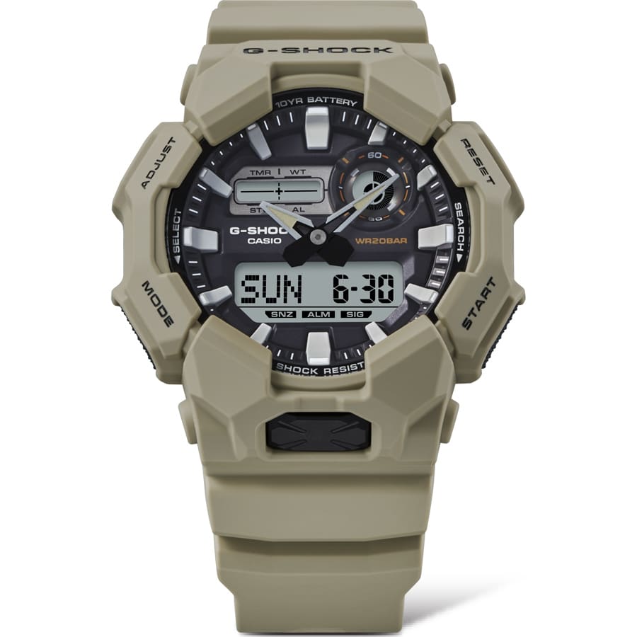 G-Shock sport para caballero pulsera de caucho – GA-010-5A