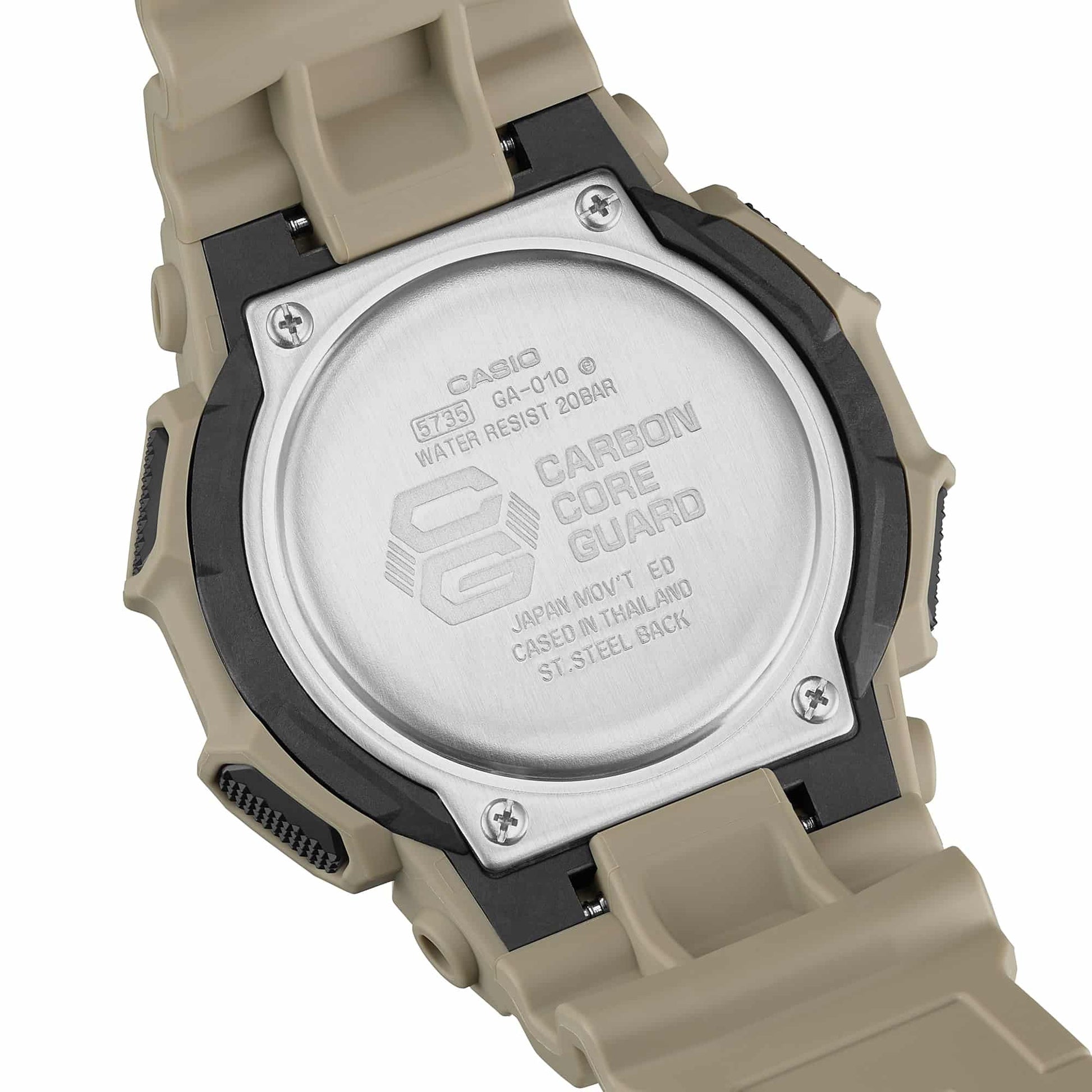 G-Shock sport para caballero pulsera de caucho – GA-010-5A