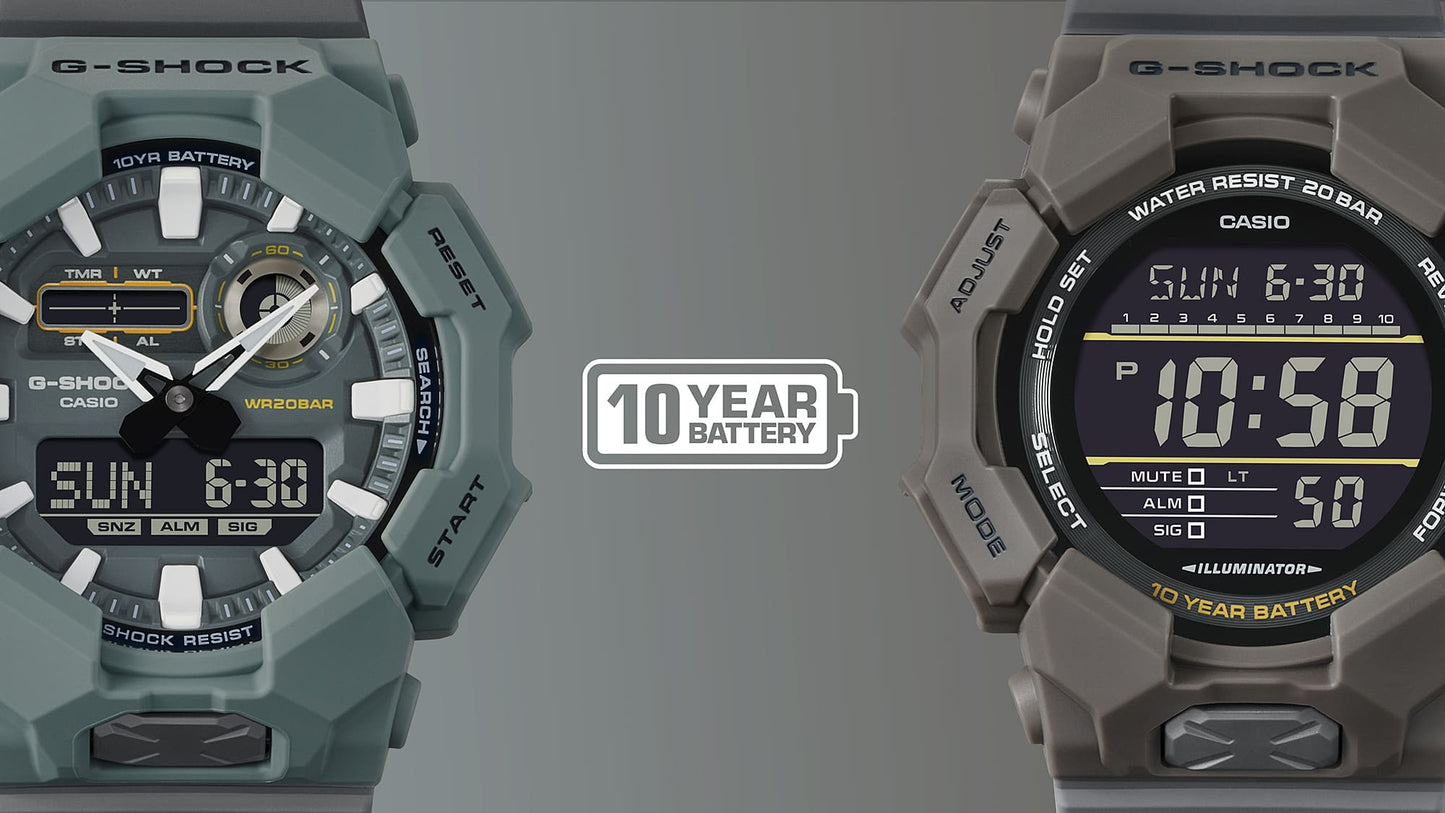 G-Shock de hombre correa de tela 10 años de batería – GA-010CE-2A