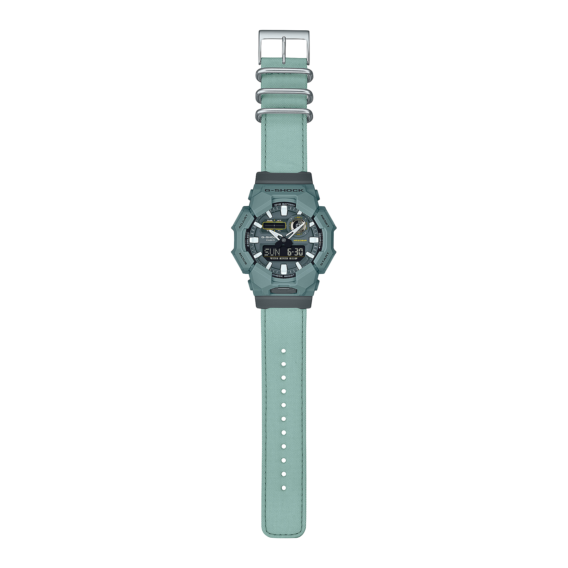 G-Shock de hombre correa de tela 10 años de batería – GA-010CE-2A