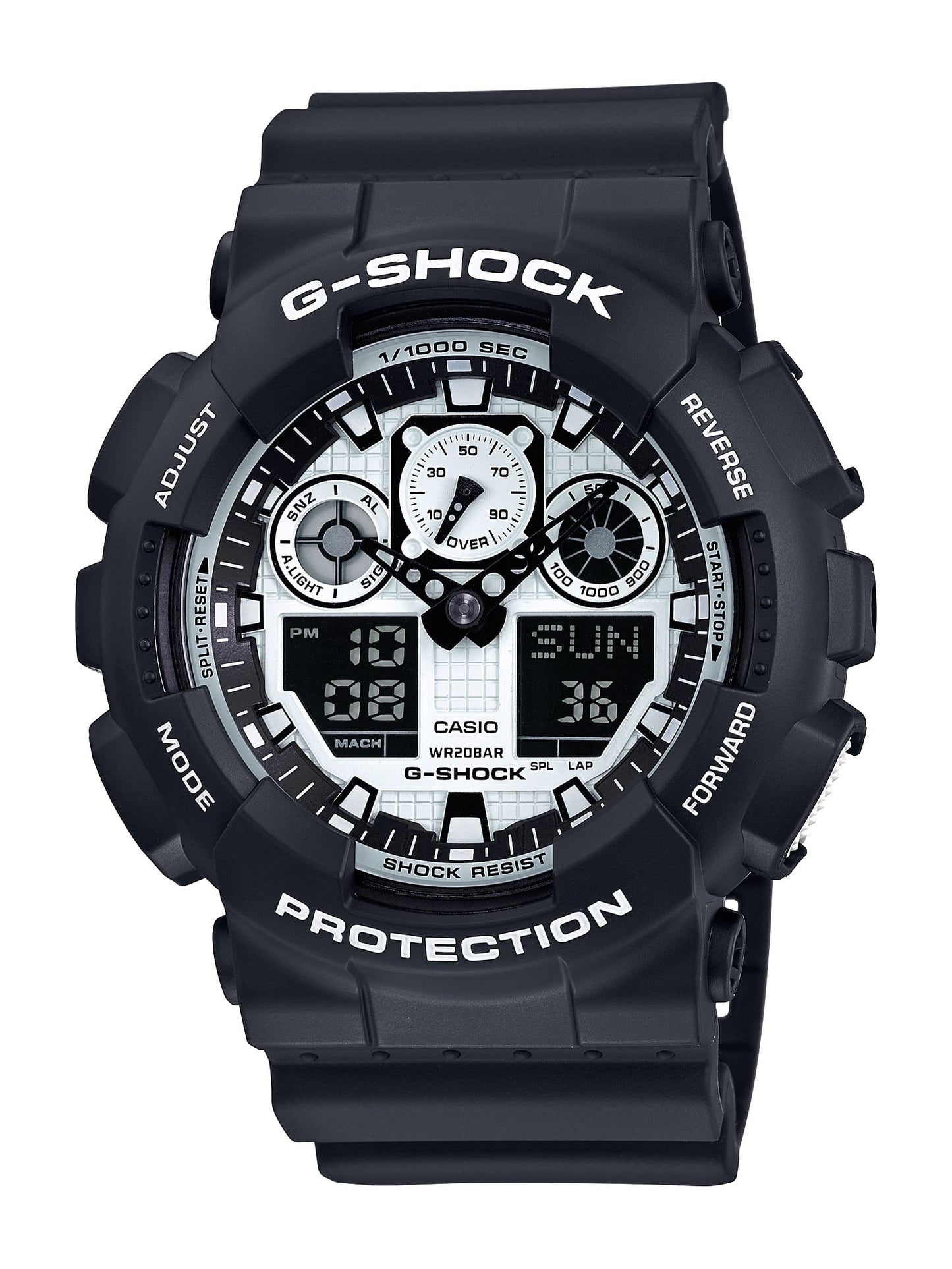 G-Shock para Hombre – GA-100BW-1A