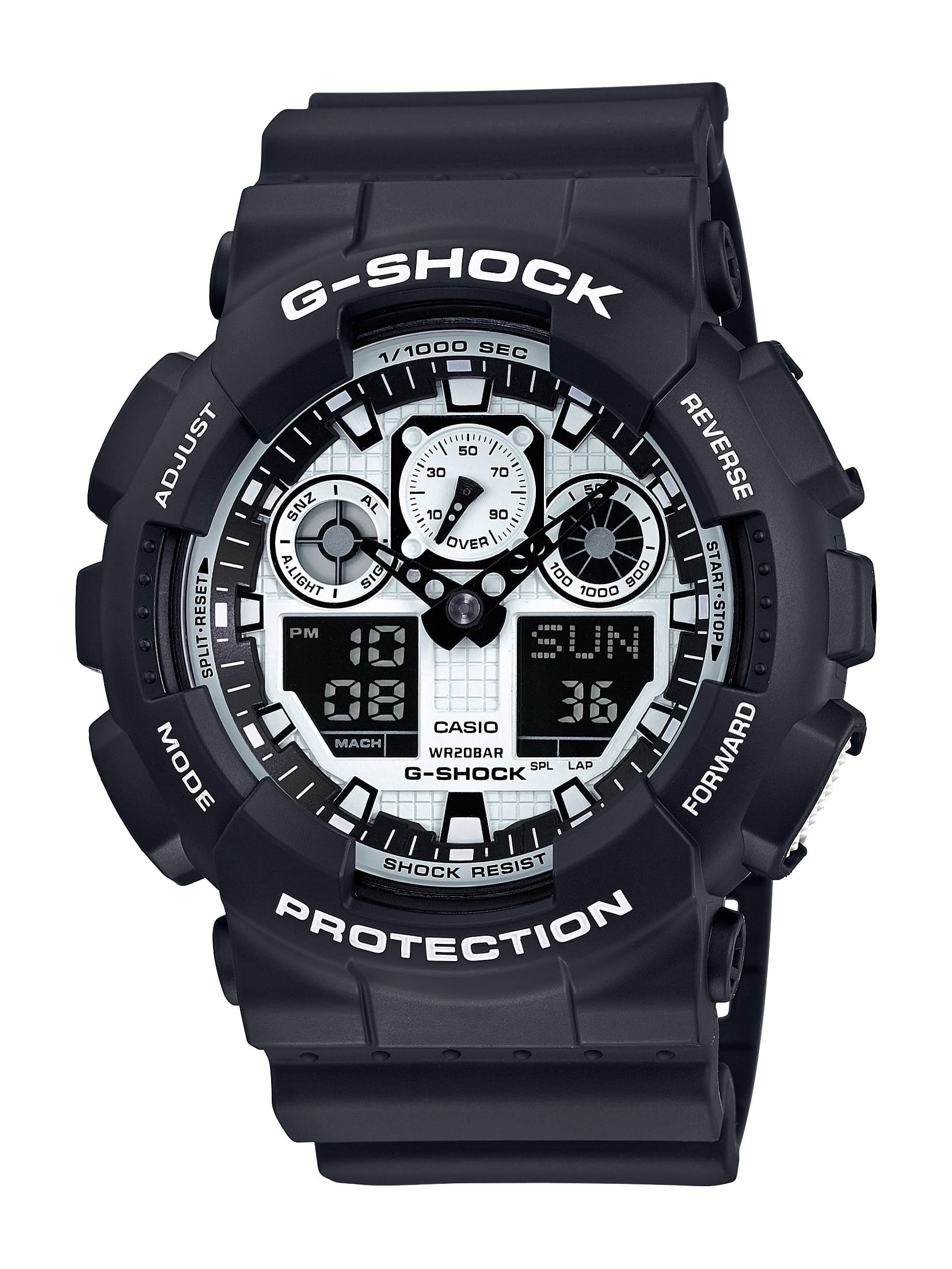 G-Shock para Hombre – GA-100BW-1A
