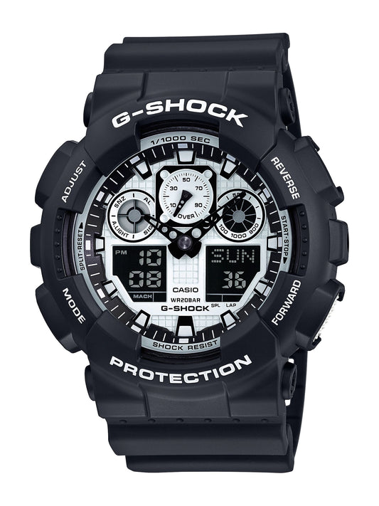G-Shock para Hombre – GA-100BW-1A