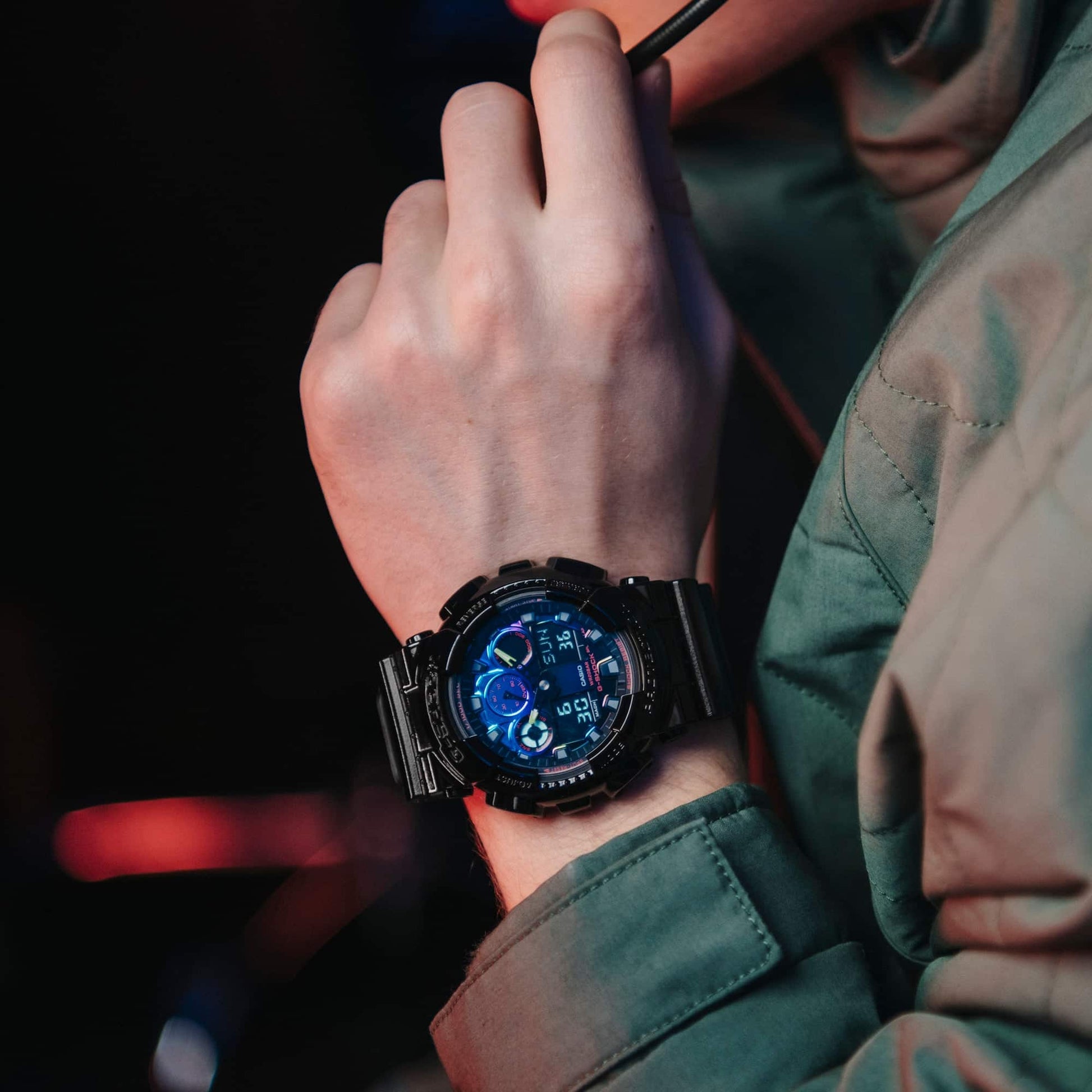 G-Shock para Hombre – GA-100RGB-1A
