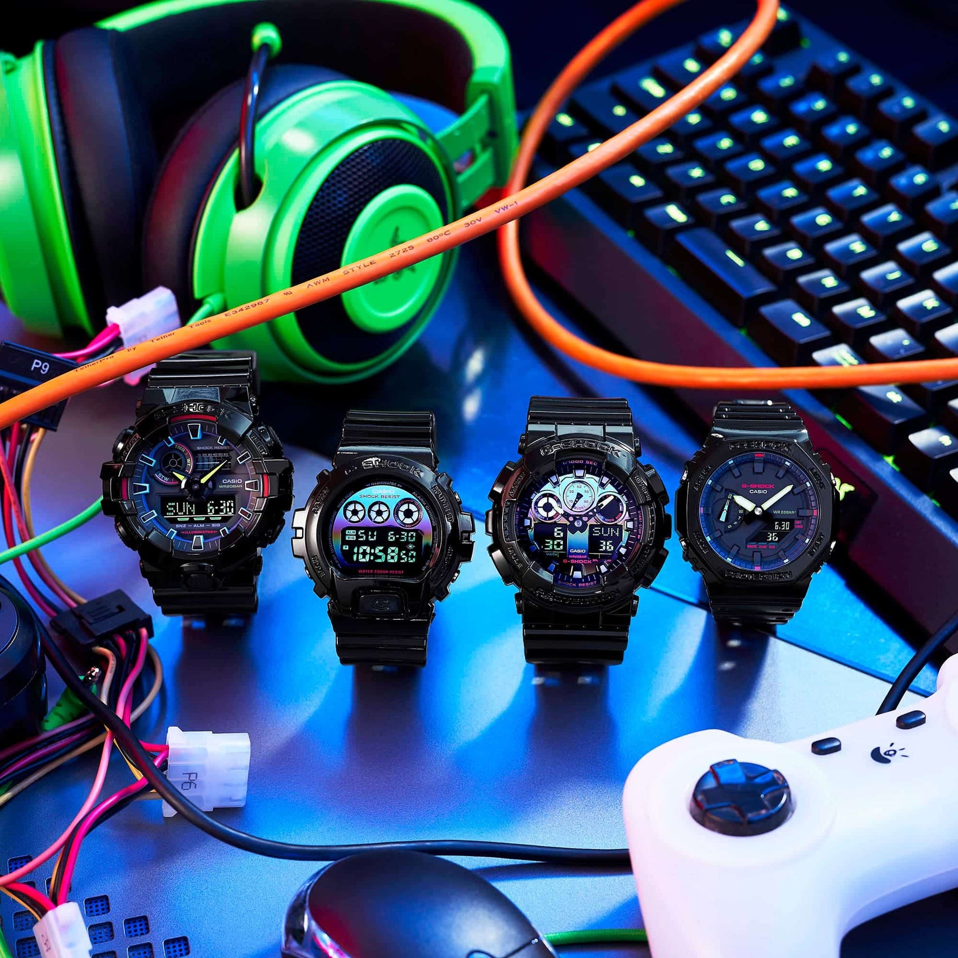 G-Shock para Hombre – GA-100RGB-1A