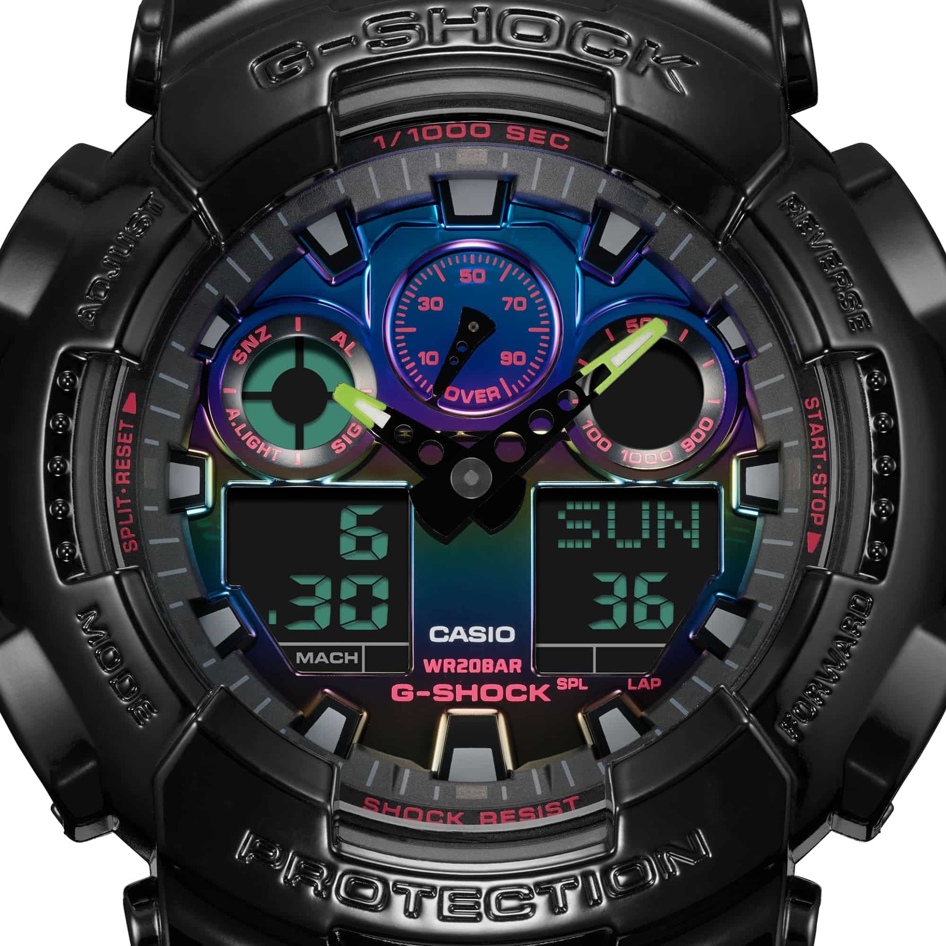 G-Shock para Hombre – GA-100RGB-1A