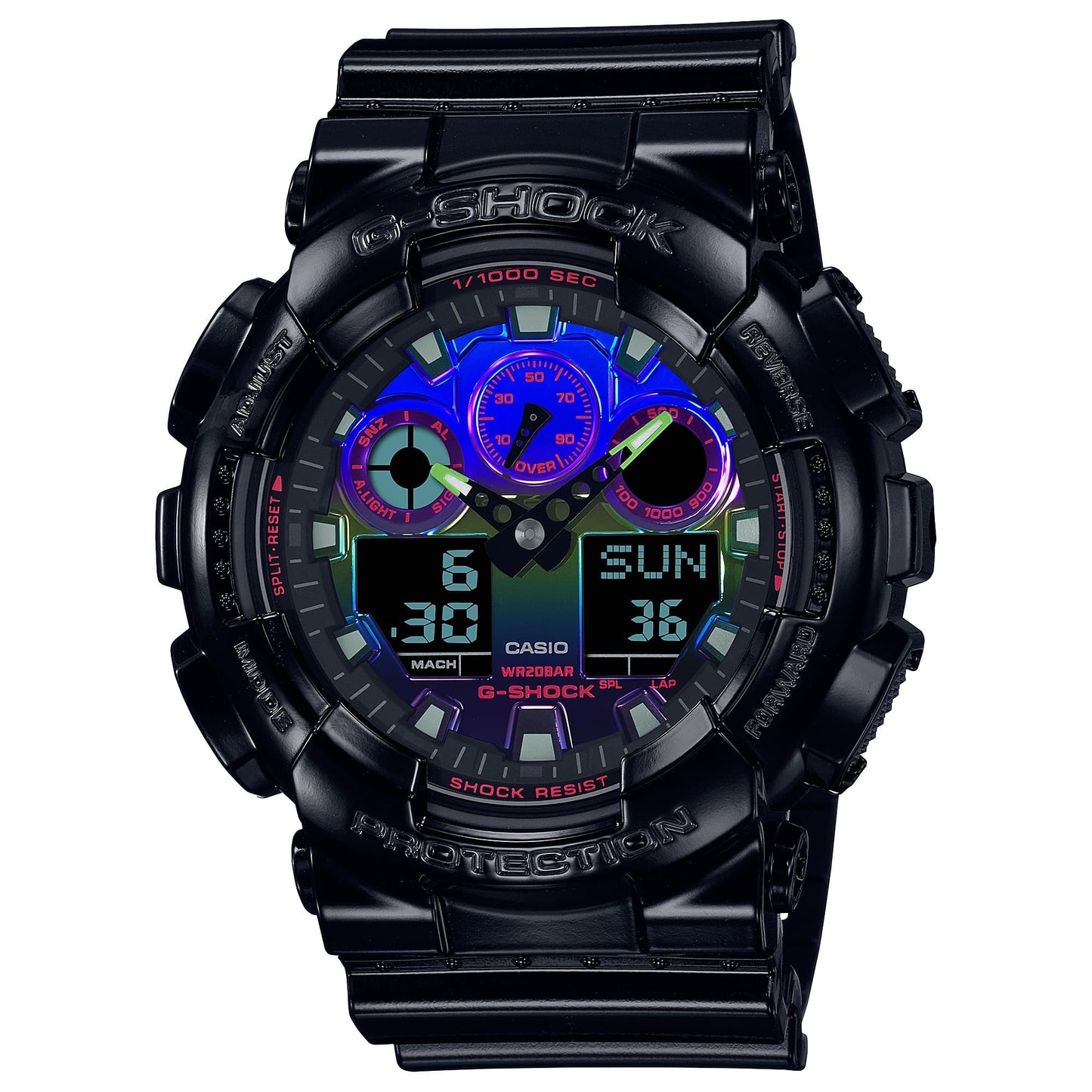 G-Shock para Hombre – GA-100RGB-1A
