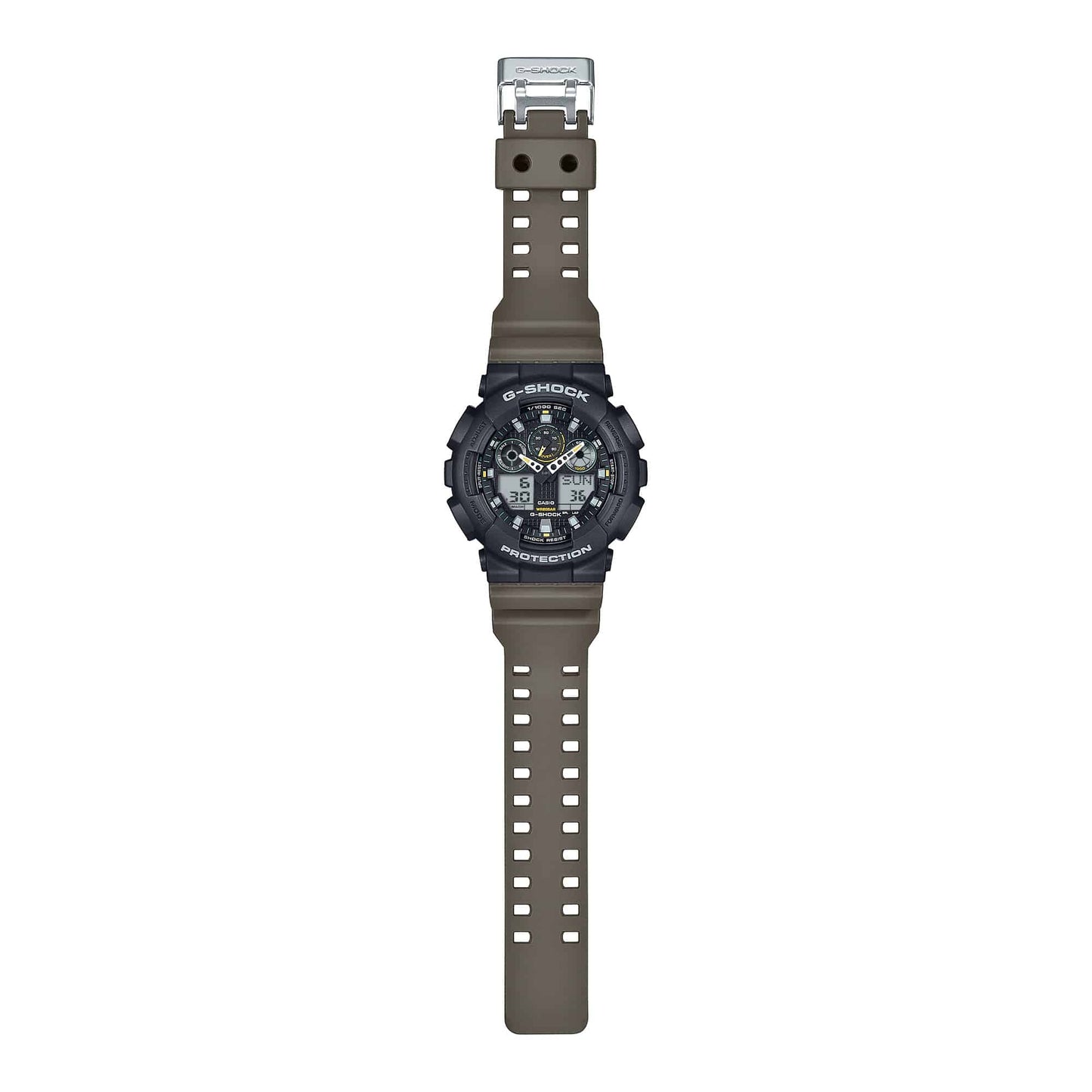 G-Shock para caballero sport con pulsera de resina – GA-100TU-1A3