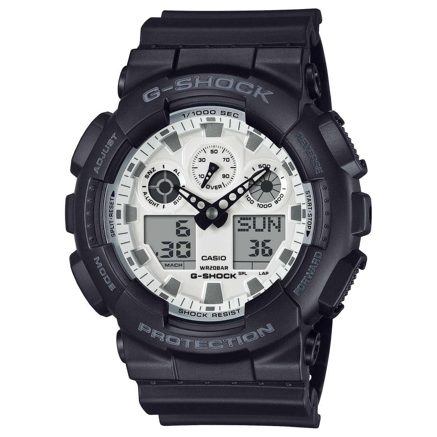 G-Shock para caballero pulsera de caucho – GA-100WD-1A