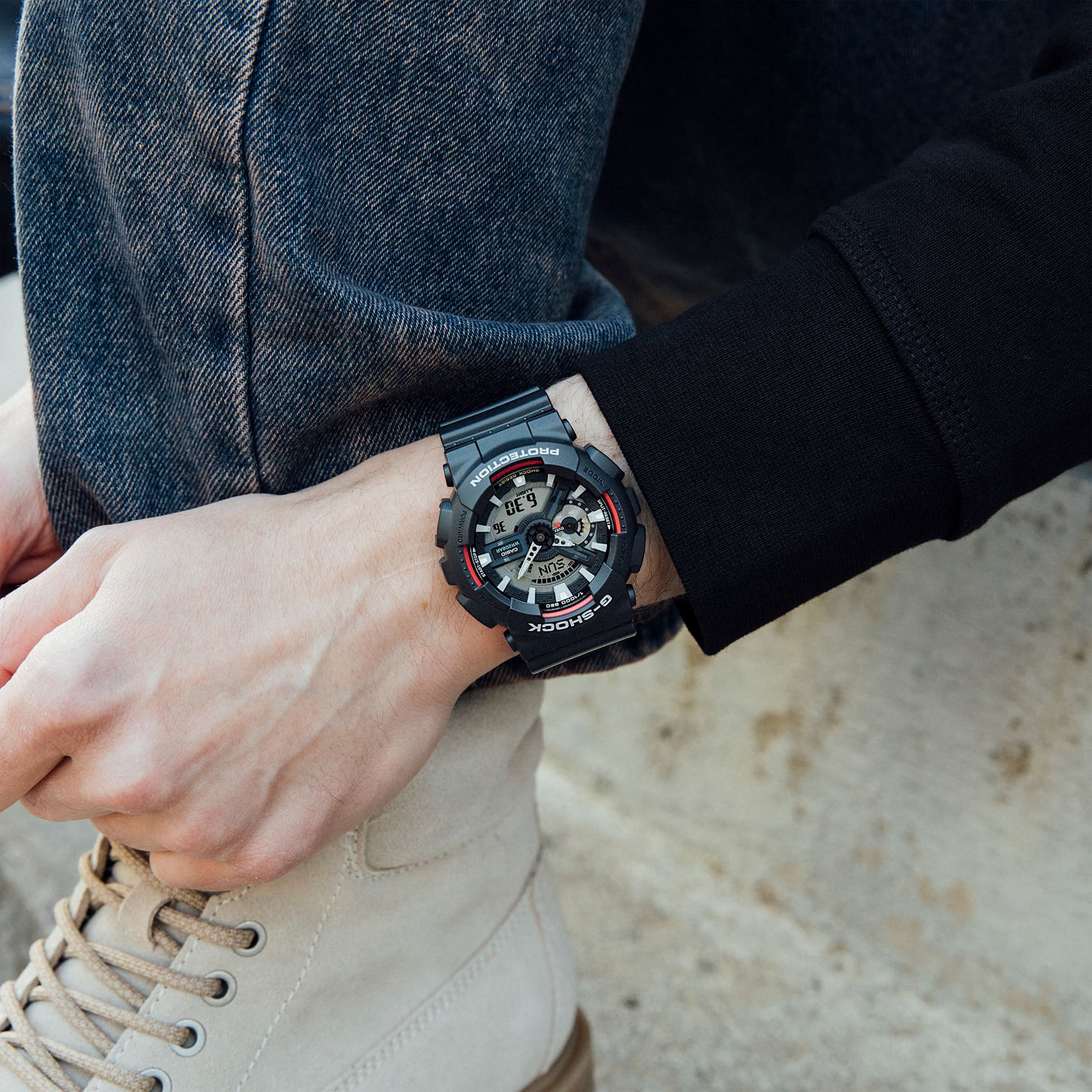 G-Shock de caballero pulsera de caucho – GA-110RL-1A