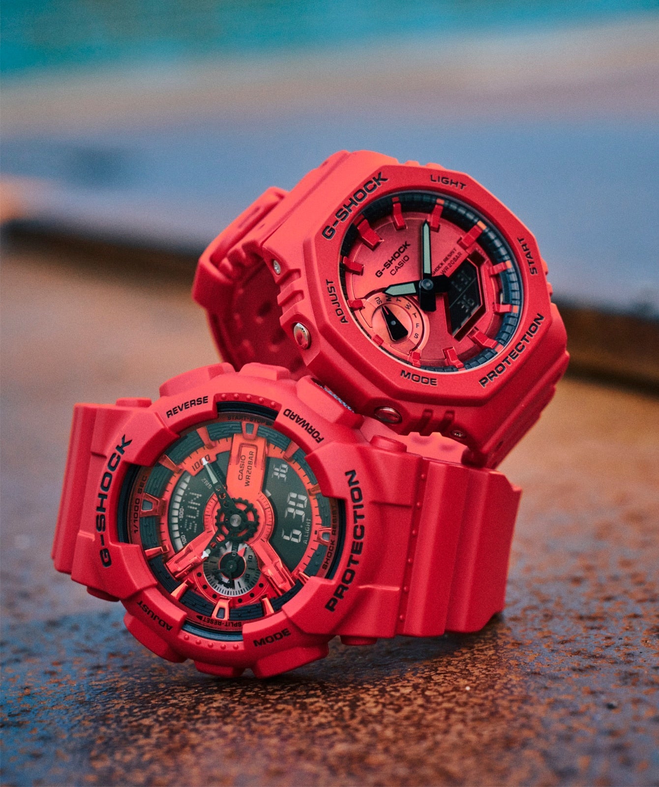 GA-110RRB-4A Reloj G-Shock de hombre correa de caucho