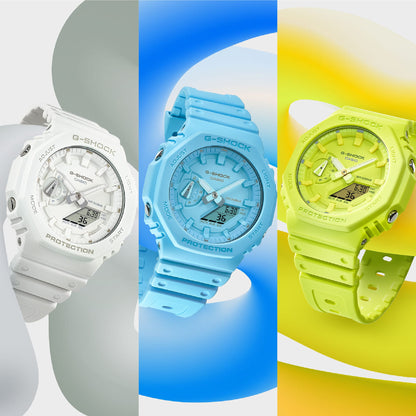 G-Shock Classic de hombre pulsera de resina doble hora 48 mm – GA-2100-7A7