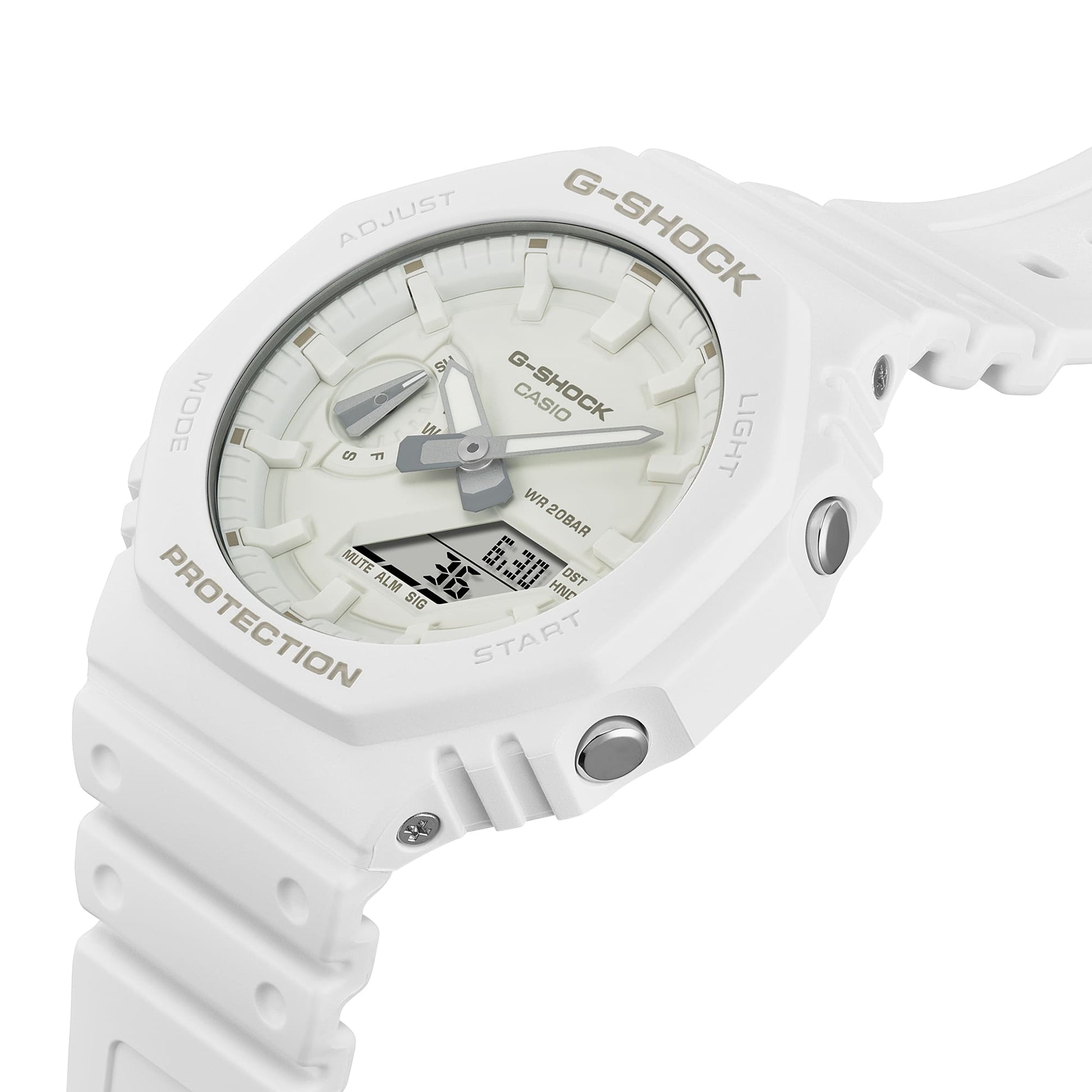 G-Shock Classic de hombre pulsera de resina doble hora 48 mm – GA-2100-7A7