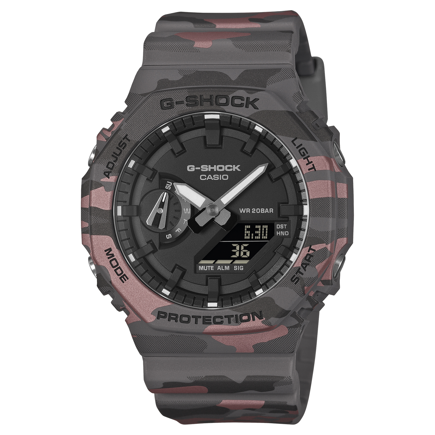 GA-2100CM-8A Reloj G-Shock de hombre correa de resina