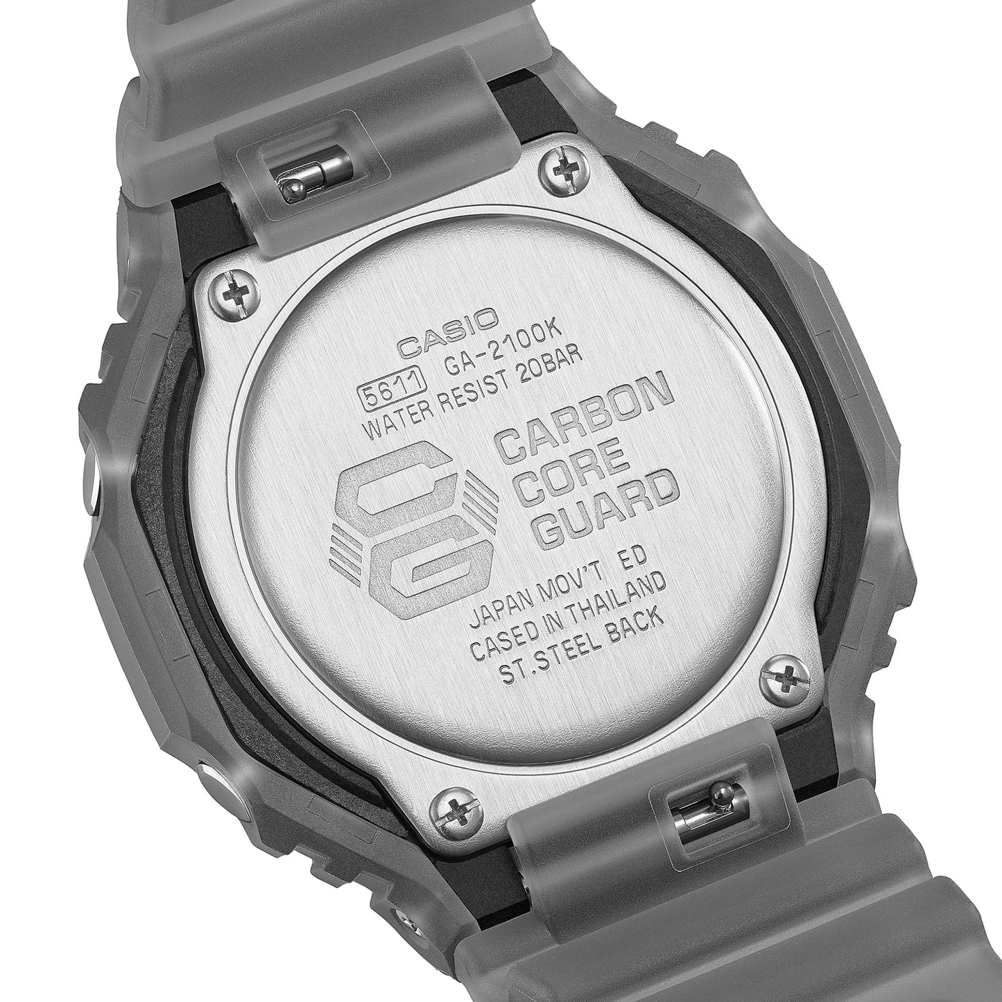 GA-2100K-1A Reloj G-Shock de hombre correa de caucho