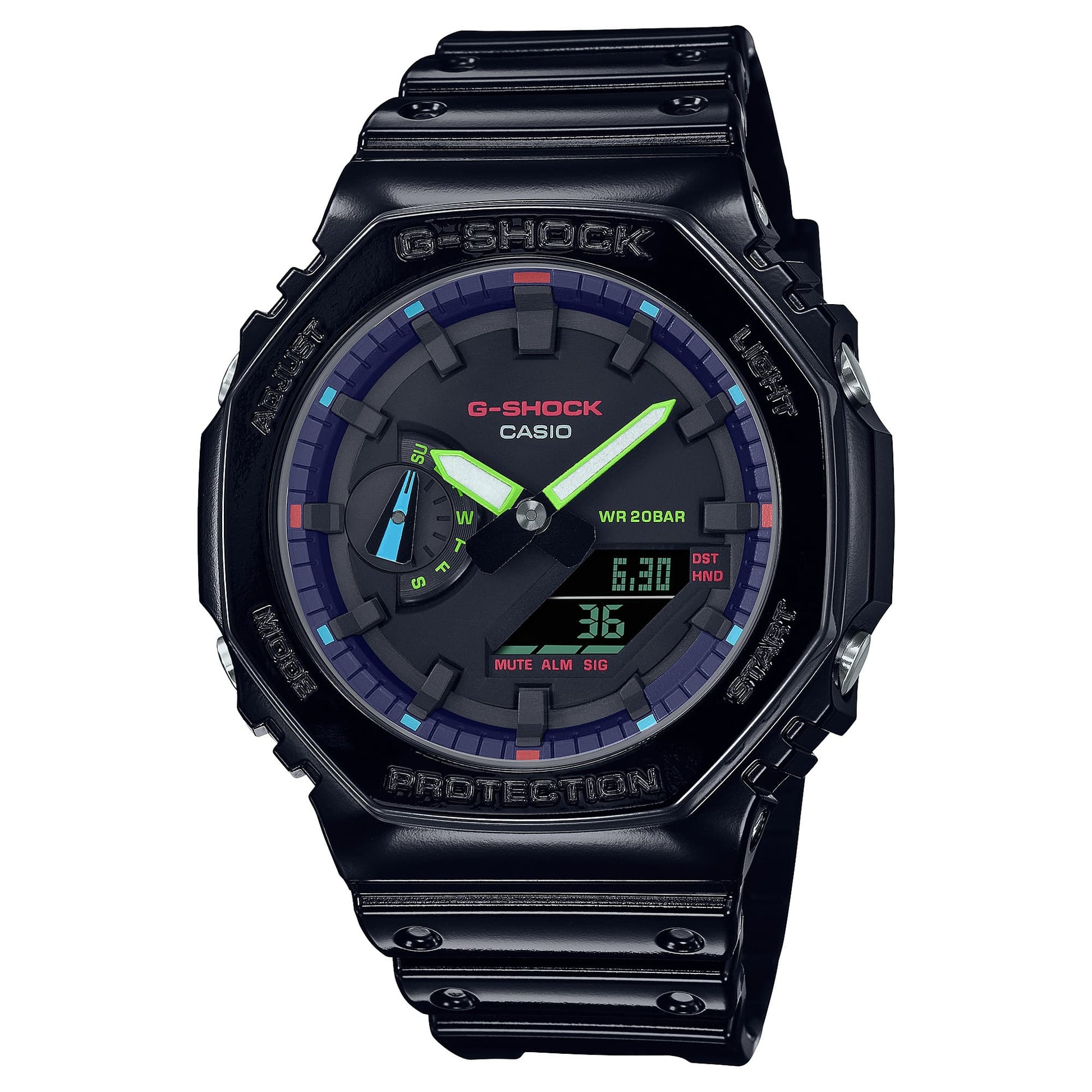 G-Shock para Hombre – GA-2100RGB-1A