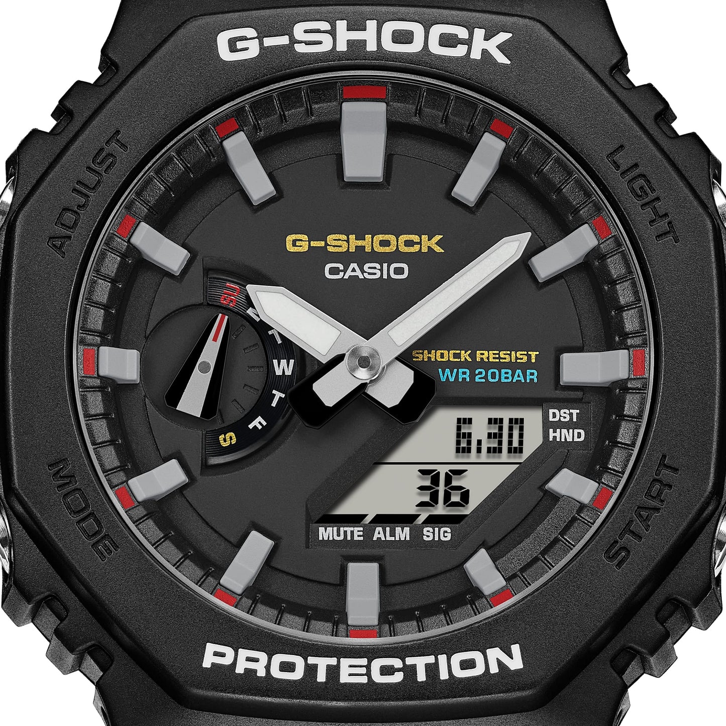 de caballero G-Shock pulsera de resina – GA-2100RL-1A