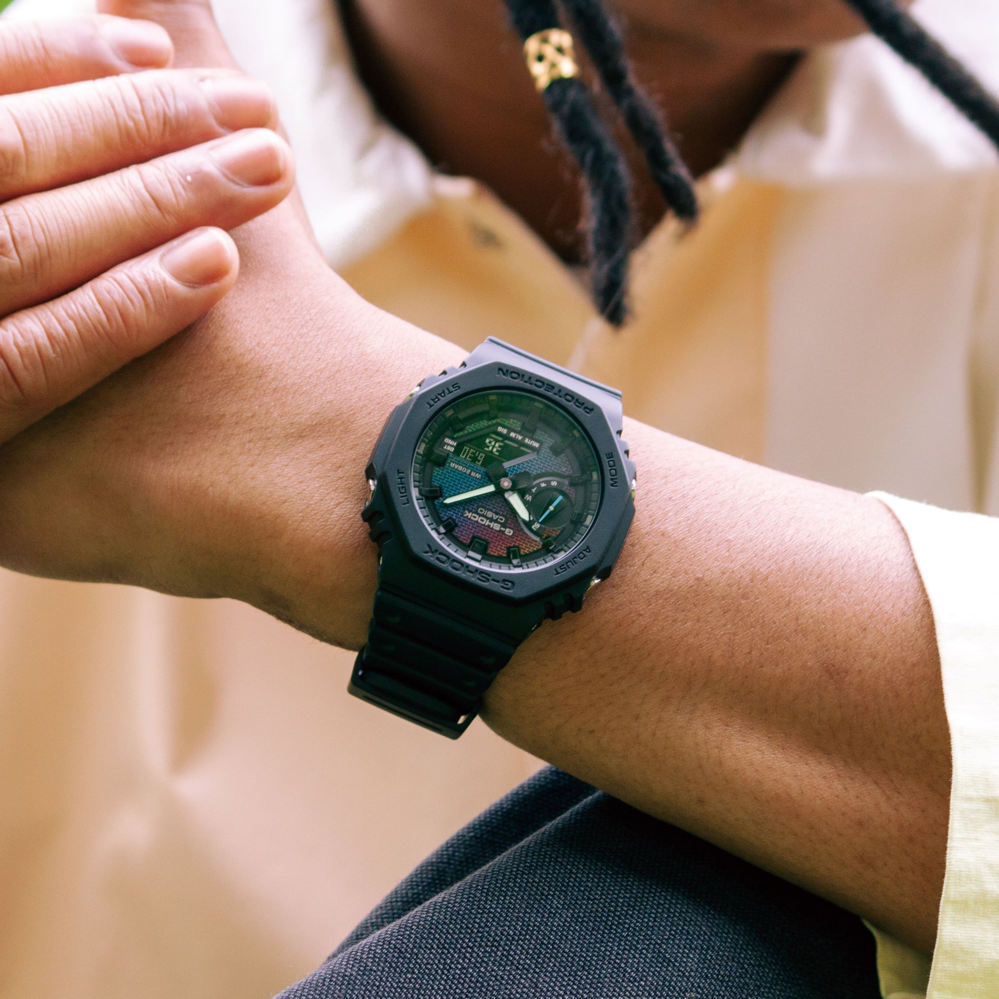G-Shock para caballero pulsera de caucho – GA-2100RW-1A