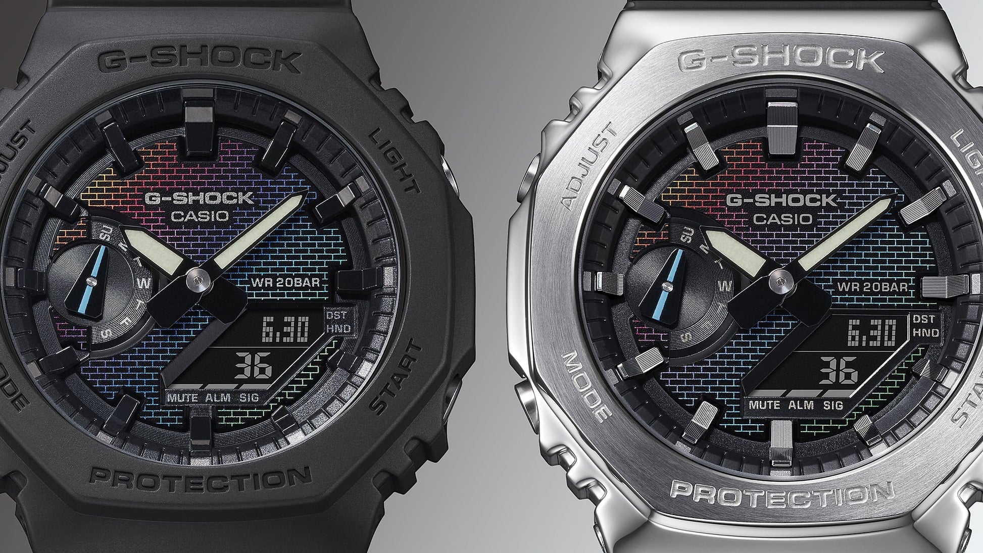 G-Shock para caballero pulsera de caucho – GA-2100RW-1A