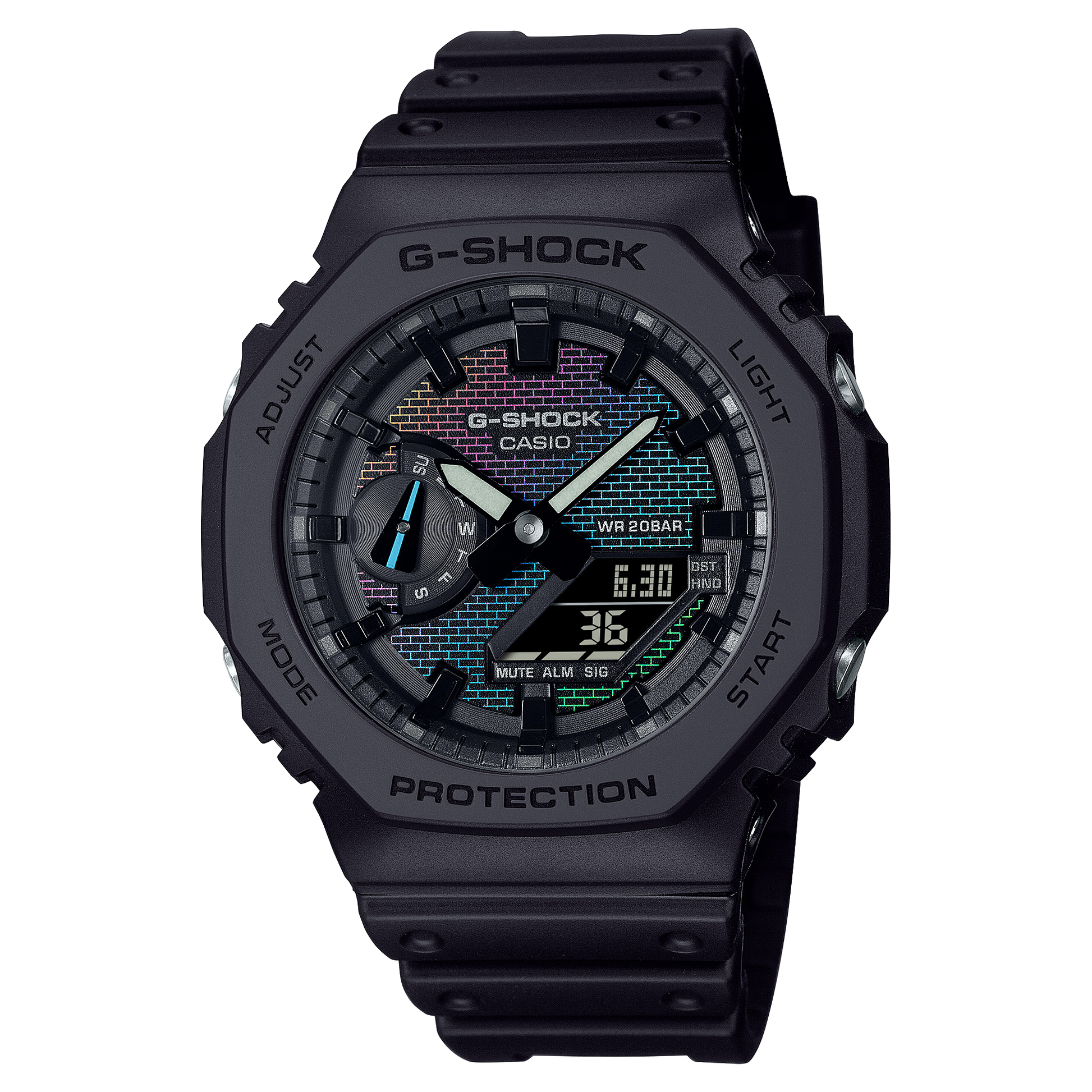 G-Shock para caballero pulsera de caucho – GA-2100RW-1A