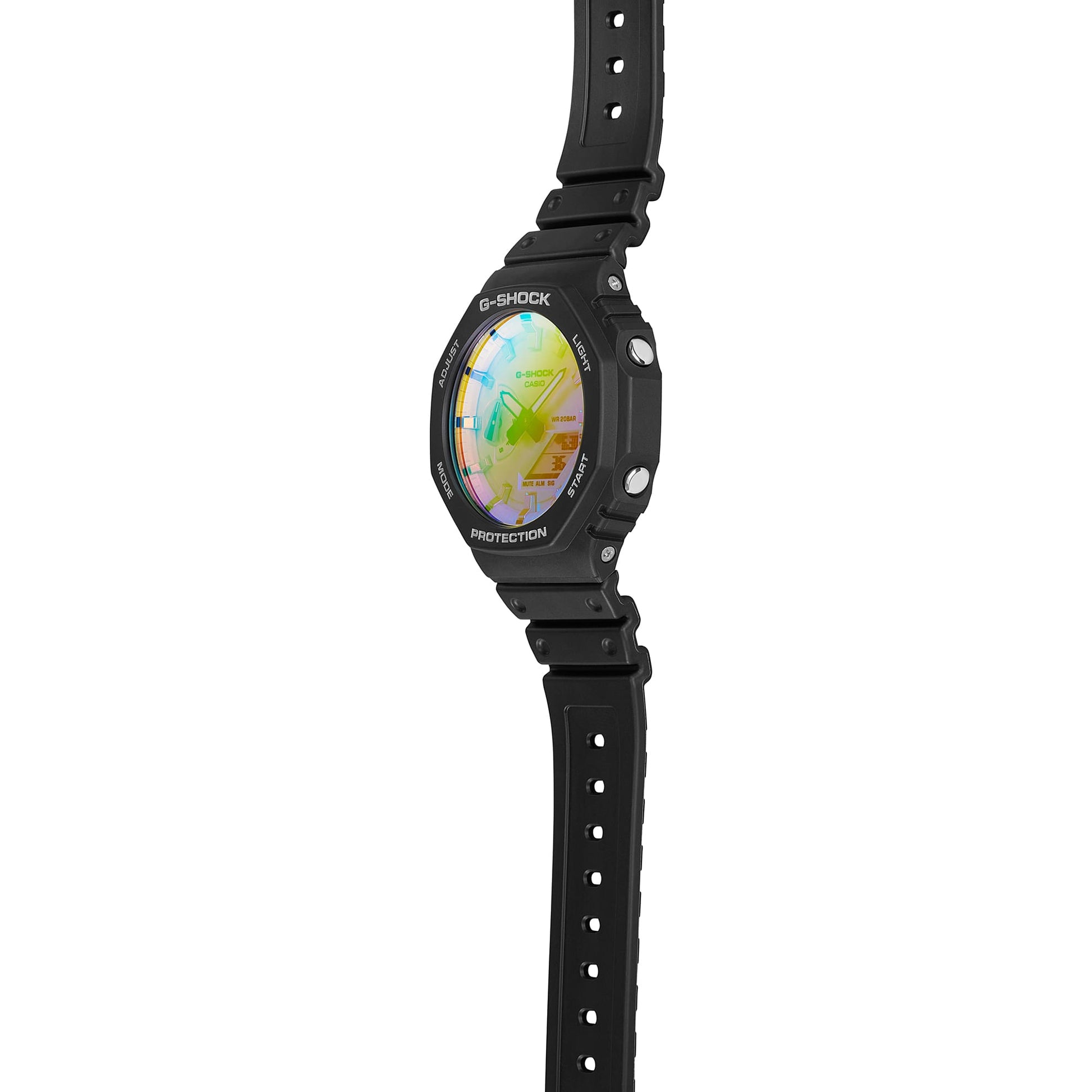 GA-2100SR-1A Reloj G-Shock de hombre pulsera de caucho