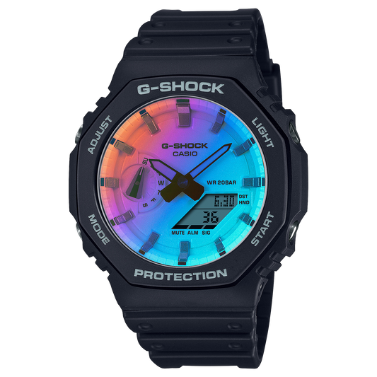 G-Shock de hombre pulsera de caucho – GA-2100SR-1A