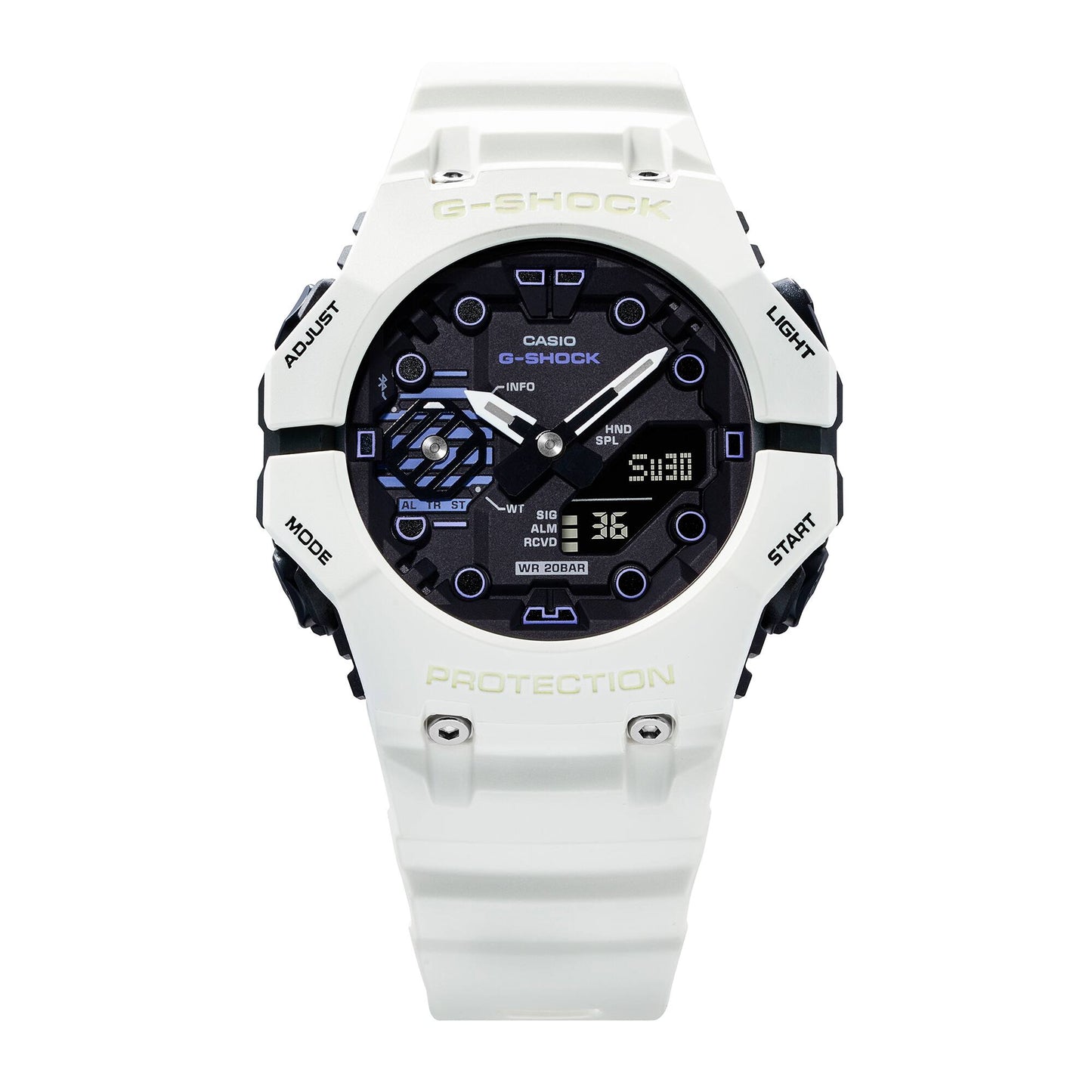 G-Shock Digital de Caucho para Hombre con Bisel Intercambiable con Bluetooth – G-B001SF-7