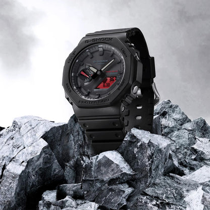 G-Shock Bluetooth de hombre correa de caucho – GA-B2100BBR-1A