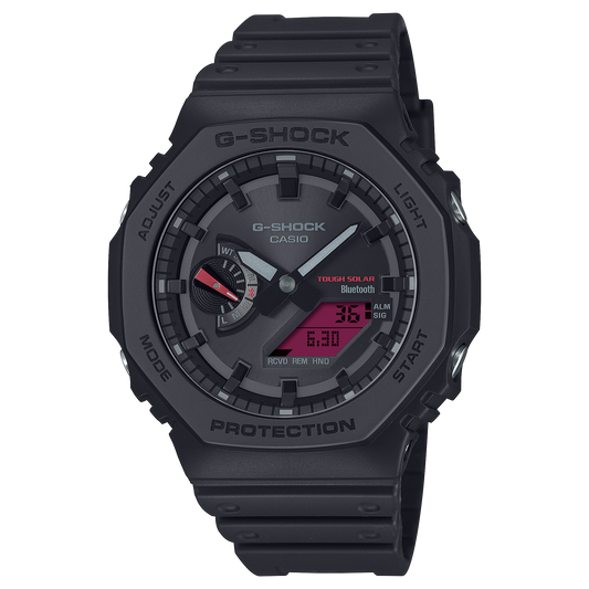 G-Shock Bluetooth de hombre correa de caucho – GA-B2100BBR-1A