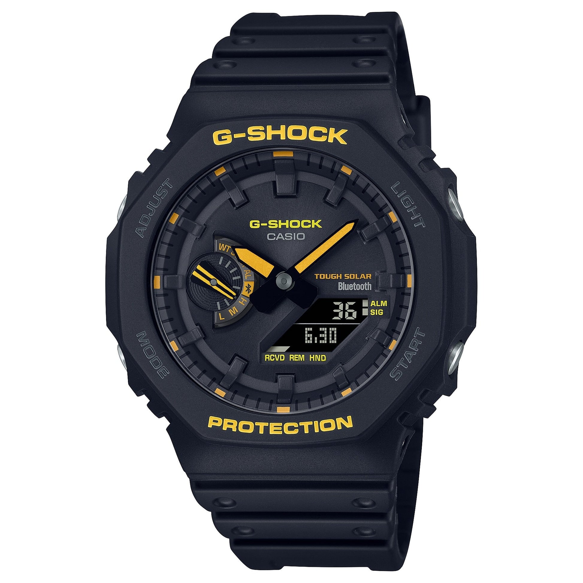 G-Shock Pulsera de Goma para Caballero Doble Hora con Bluetooth – GA-B2100CY-1A