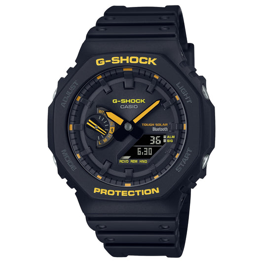 G-Shock Pulsera de Goma para Caballero Doble Hora con Bluetooth – GA-B2100CY-1A