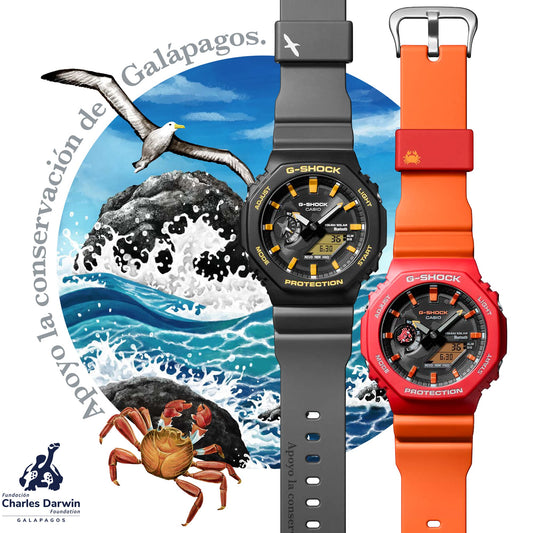 G-Shock x Charles Darwin Foundation de hombre pulsera de resina Bluetooth – GA-B2100DF-1A
