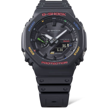 G-Shock Pulsera de Goma para Caballero Doble Hora – GA-B2100FC-1A