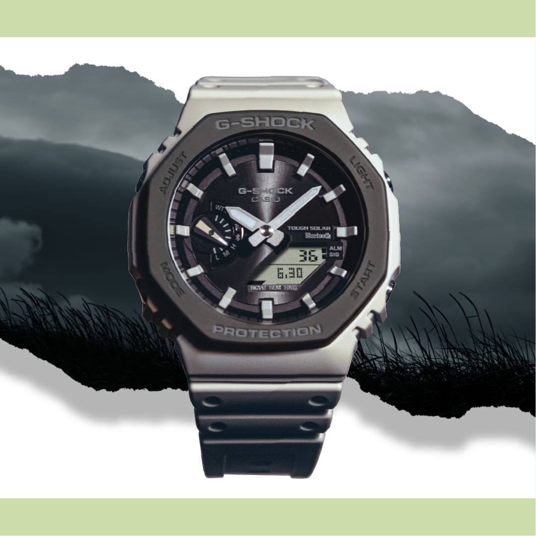 G-Shock para caballero pulsera de caucho con bluetooth – GA-B2100LUU-5A