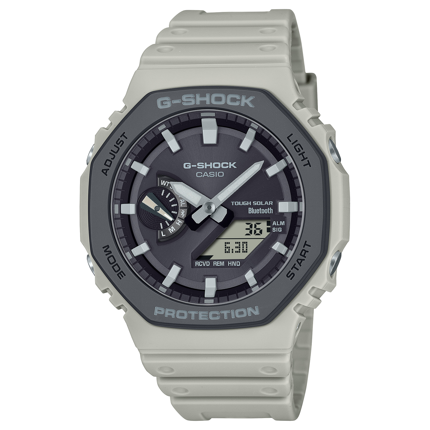 G-Shock para caballero pulsera de caucho con bluetooth – GA-B2100LUU-5A
