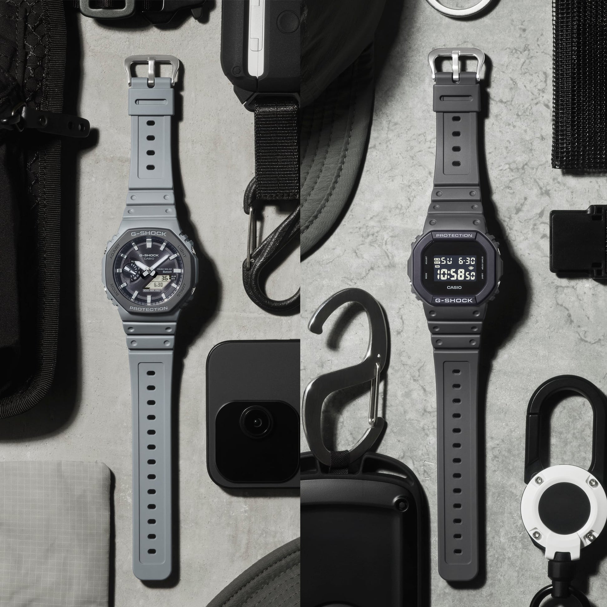 G-Shock para caballero pulsera de caucho con bluetooth – GA-B2100LUU-8A
