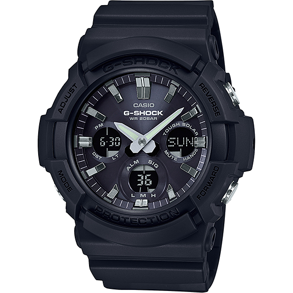 GAS-100B-1A2CF Reloj G-Shock de caballero pulsera de resina 42 mm
