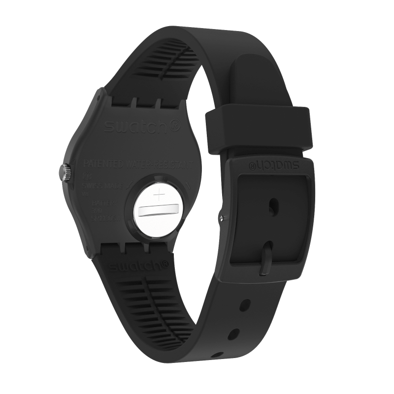 Swatch Over Black de hombre banda de resina 34 mm – GB757