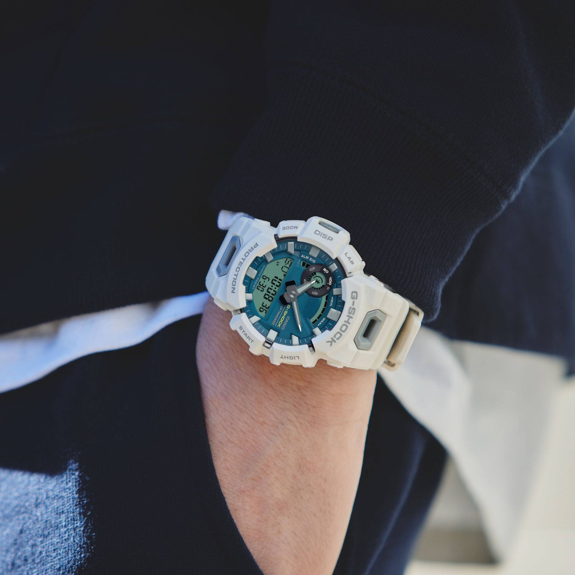 G-Shock Doble Hora para caballero correa de caucho con bluetooth – GBA-900CB-7A