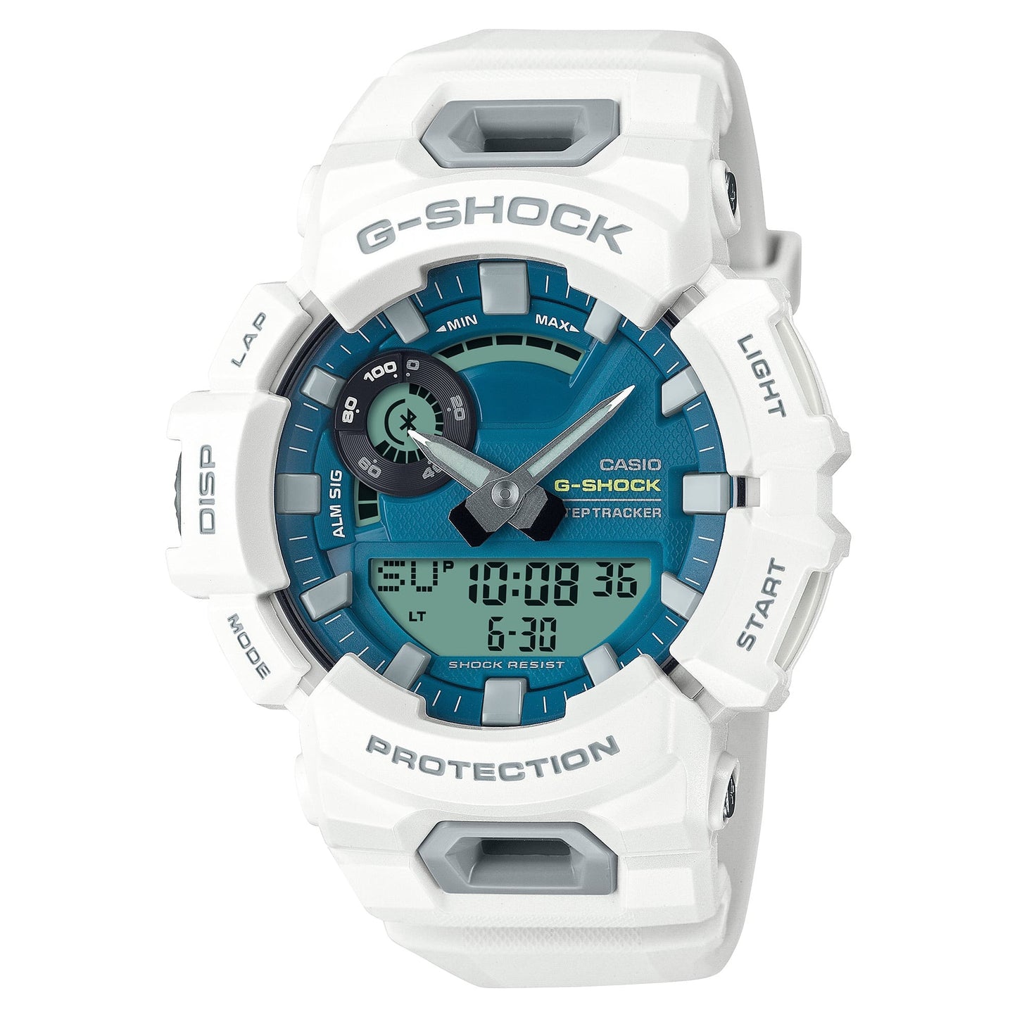 G-Shock Doble Hora para caballero correa de caucho con bluetooth – GBA-900CB-7A