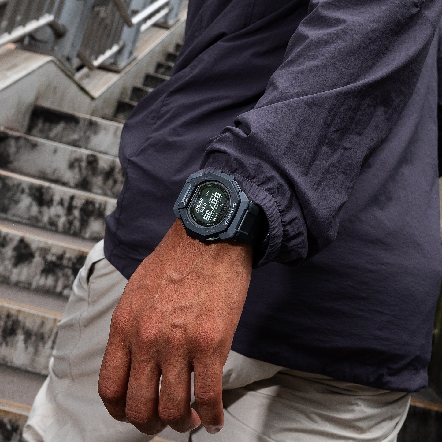 G-Shock para caballero pulsera de caucho con bluetooth – GBD-300-1