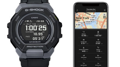 G-Shock para caballero pulsera de caucho con bluetooth – GBD-300-1