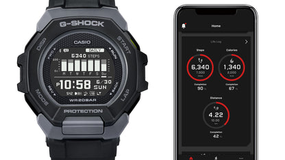 G-Shock para caballero pulsera de caucho con bluetooth – GBD-300-1