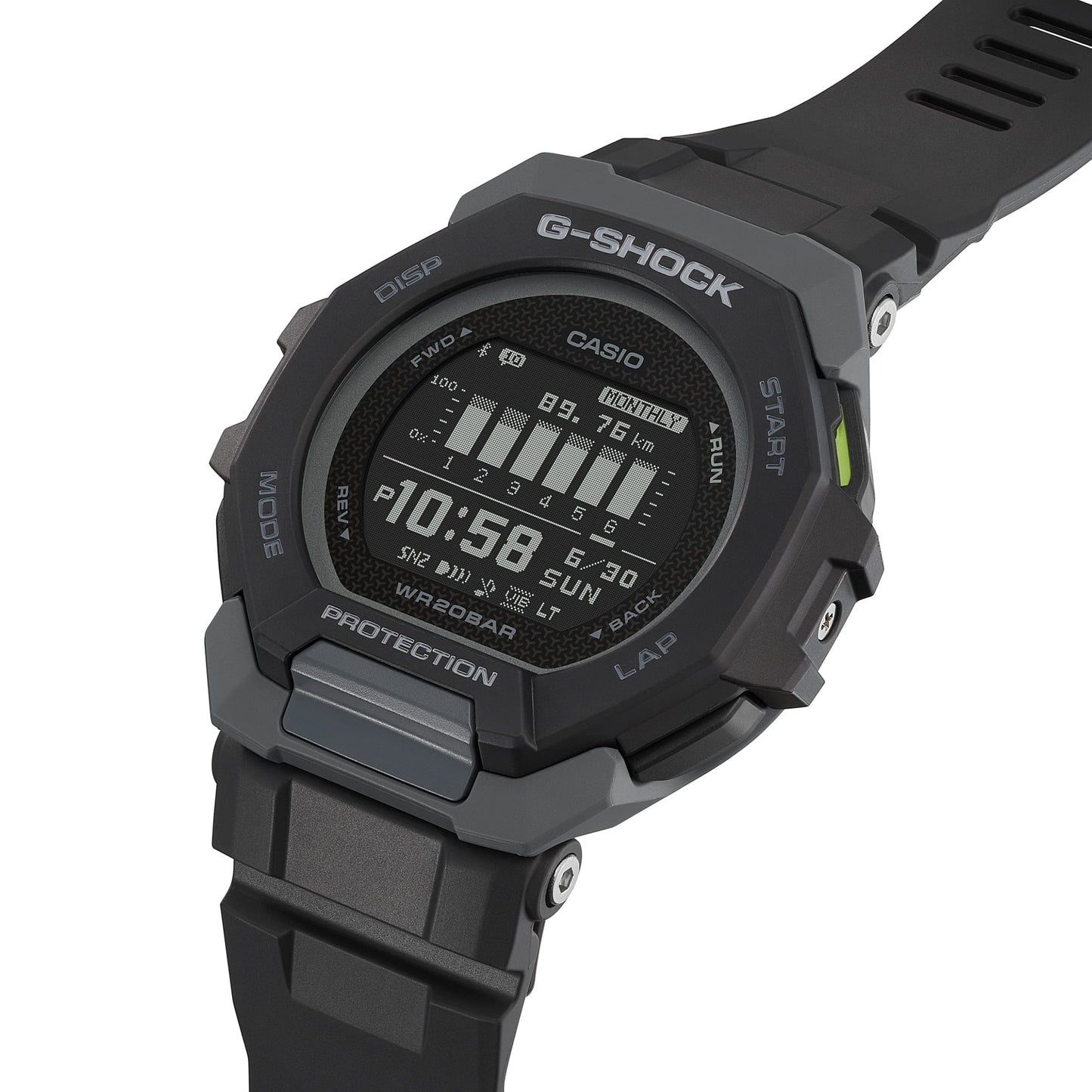 G-Shock para caballero pulsera de caucho con bluetooth – GBD-300-1