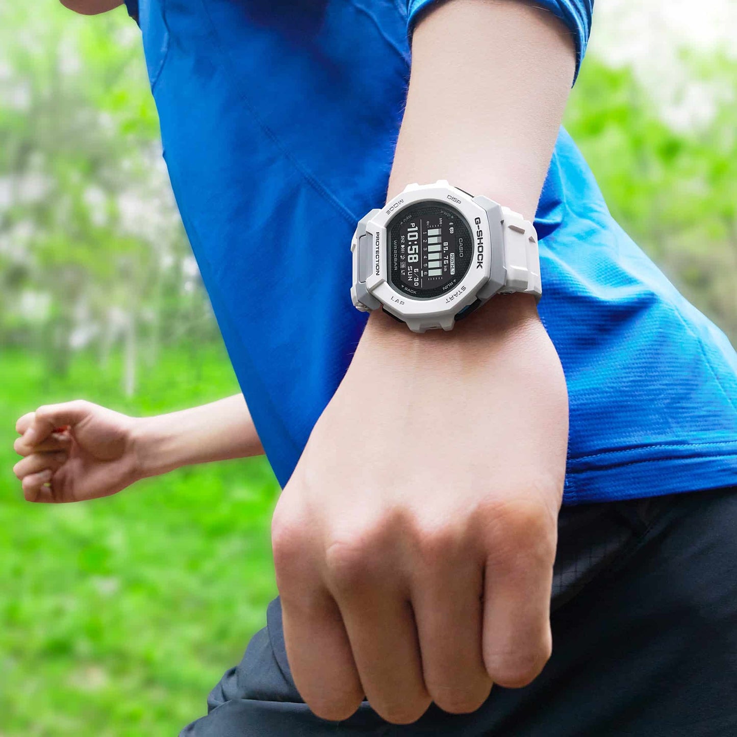 G-Shock para hombre pulsera de caucho con bluetooth – GBD-300-7