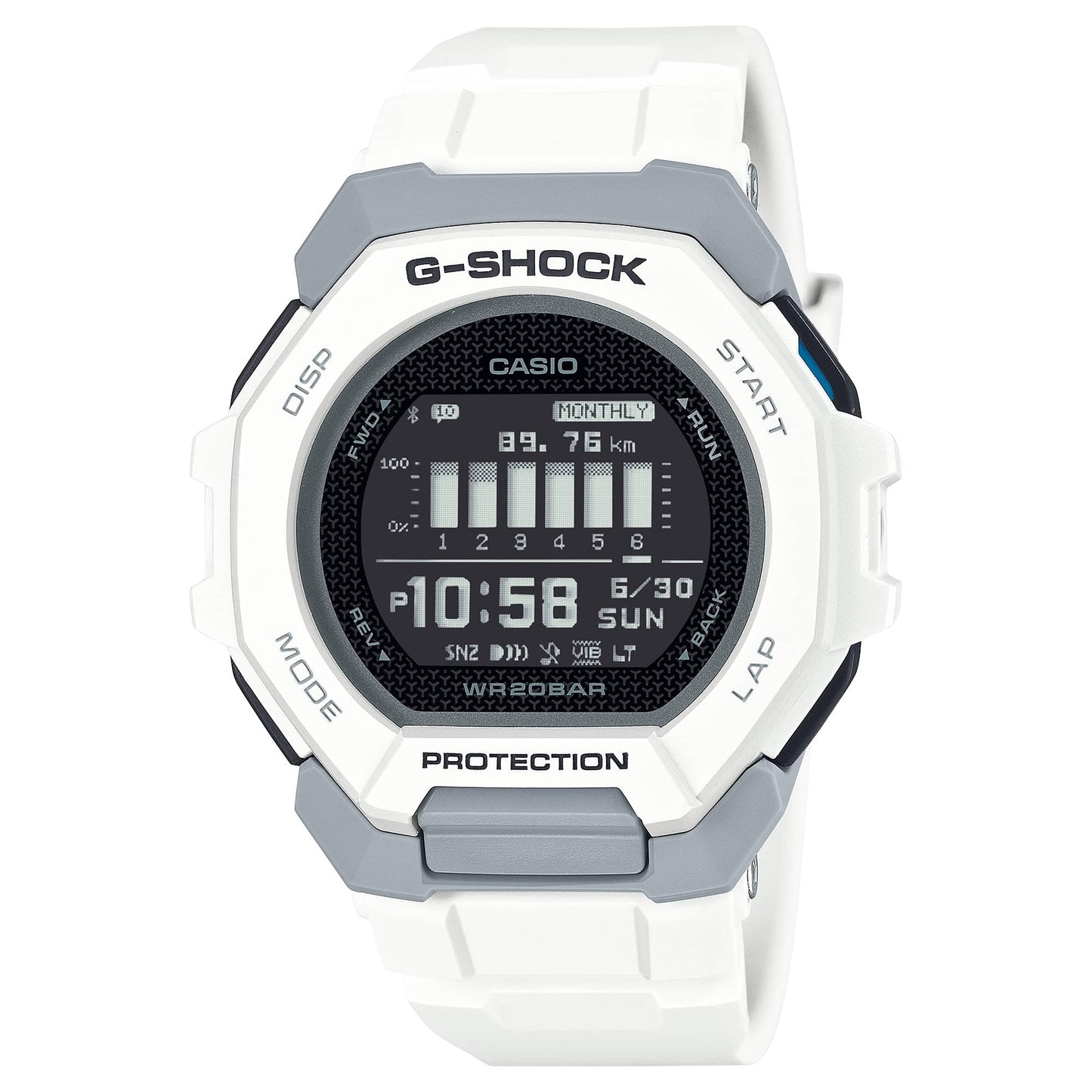 G-Shock para hombre pulsera de caucho con bluetooth – GBD-300-7